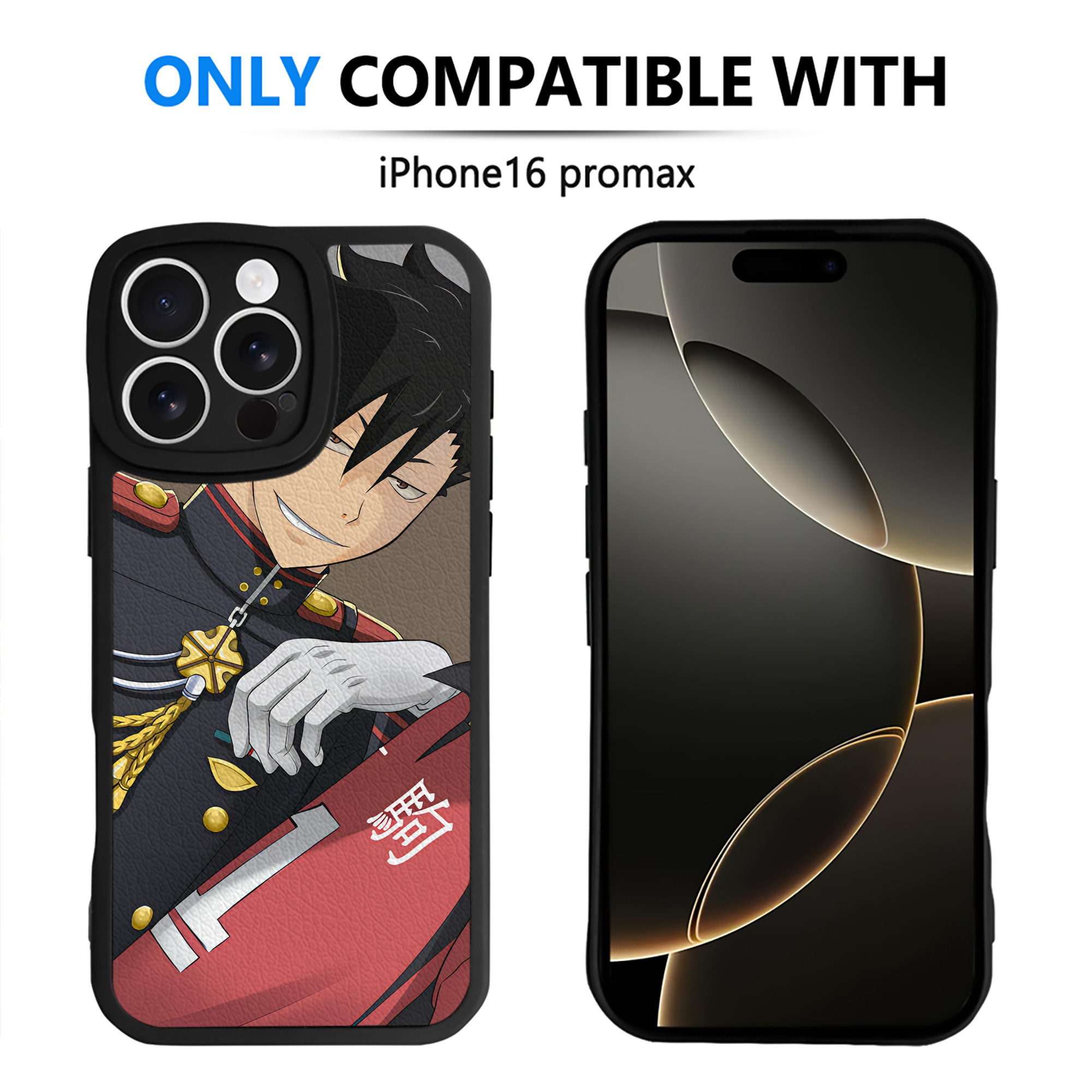 （画像用） ハイキュー!! Haikyu!! 【iPhone 16シリーズ対応】シリコンスマホケース（レザー調） 材質：シリコン